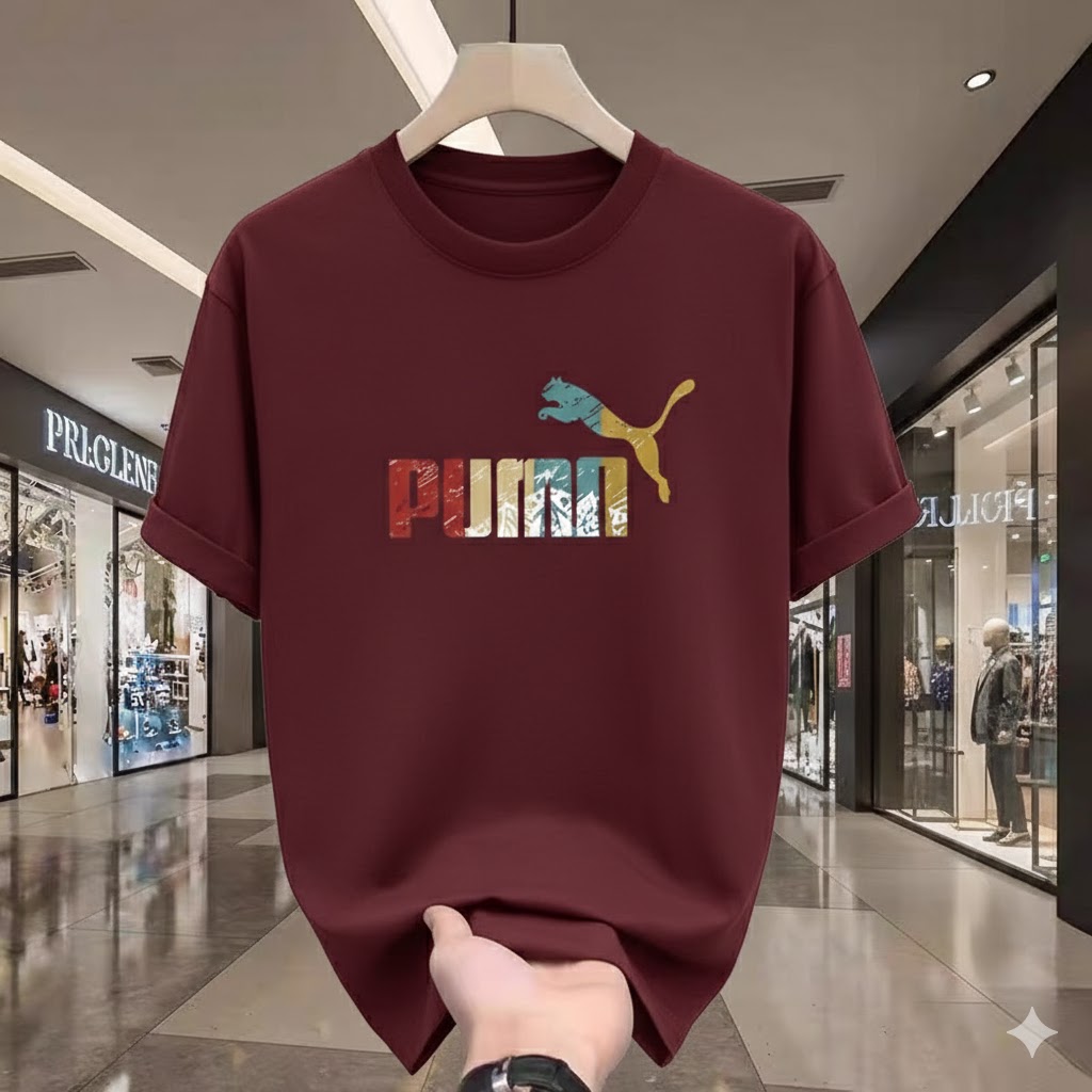 Men's Cotton-Spandex Drop Shoulder T-Shirt, 220 GSM, 6 Colours