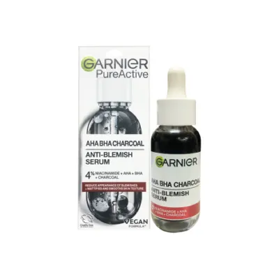 Garnier AHA BHA Charcoal Anti Blemish Serum 30ml (Germany)