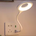 "USB Smart Voice Control LED Light - Offline Voice Activated, 360° Flexible Plug & Play Reading Lamp for Laptop, Power Bank & Bedside (No WiFi Needed)"