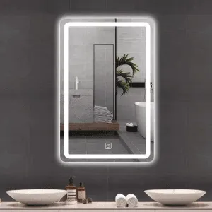 LED Touch Mirror Rectangle | High intensity LED Mirror