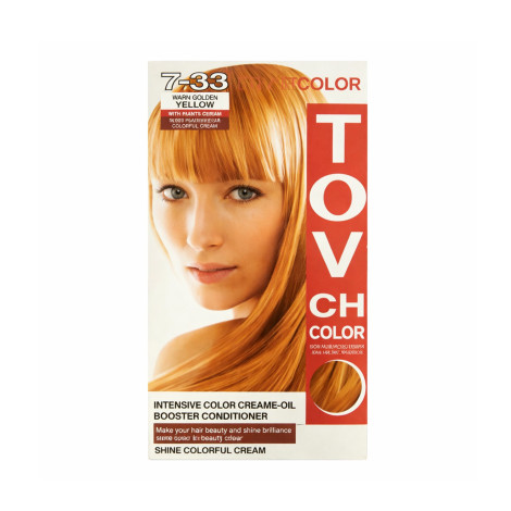 Tovch Hair color - 7.33 Gold Yellow (China)