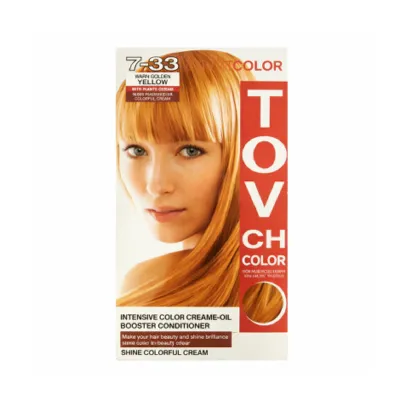 Tovch Hair color - 7.33 Gold Yellow (China)