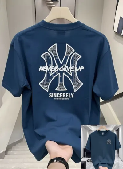 Men's Soft Breathable Drop Shoulder T-Shirt, 220 GSM, DTF Print