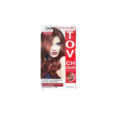Tovch Hair color 30ml*2 -  8.4 Medium Chestnut (China)