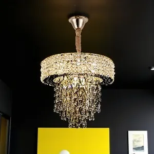 Qulik Modern Pendant Lighting Fixture Brass Ceiling Led Light (QL-H98184-500)