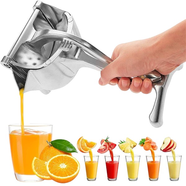 Aluminium Steel Heavy Duty Handhold Press Fruit Juicer, Fruit Manual & Instant juicer