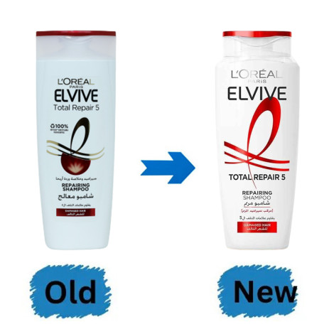 L'Oreal Elvive Total Repair 5 Repairing Shampoo 400ml (Egypt)