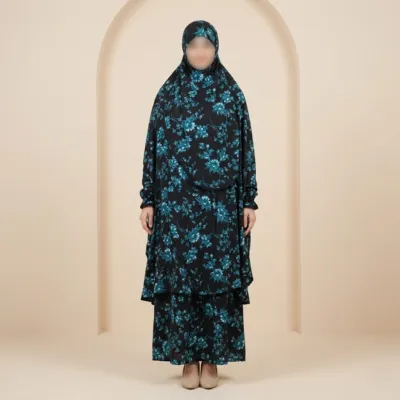 Elegant Palazzo long Khimar Set