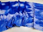 Chanderi Silk Saree with Star Flower Digital Print, 3 Colours