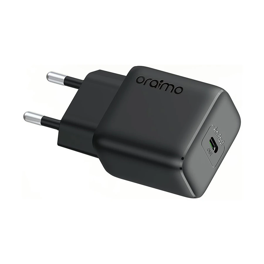 Oraimo PowerGaN 251 USB-C 25W AniFast Black Charger / Charging Adapter