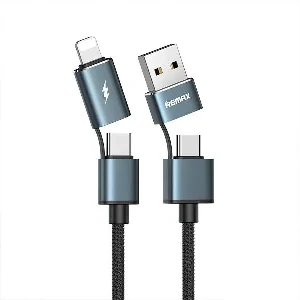 REMAX RC-020T Aurora Series Data Strongly Resistant 4 In 1 Data Cable