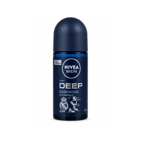 Nivea Men Deep Darkwood Maxx tech 72H Anti-Perspirant Roll On 50ml (Germany)