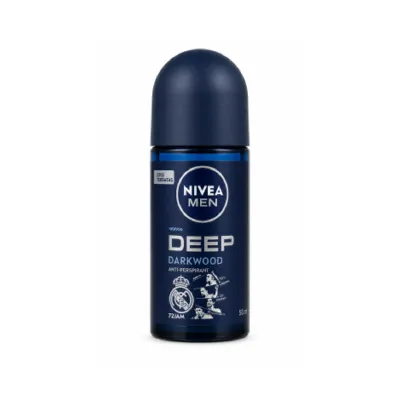 Nivea Men Deep Darkwood Maxx tech 72H Anti-Perspirant Roll On 50ml (Germany)