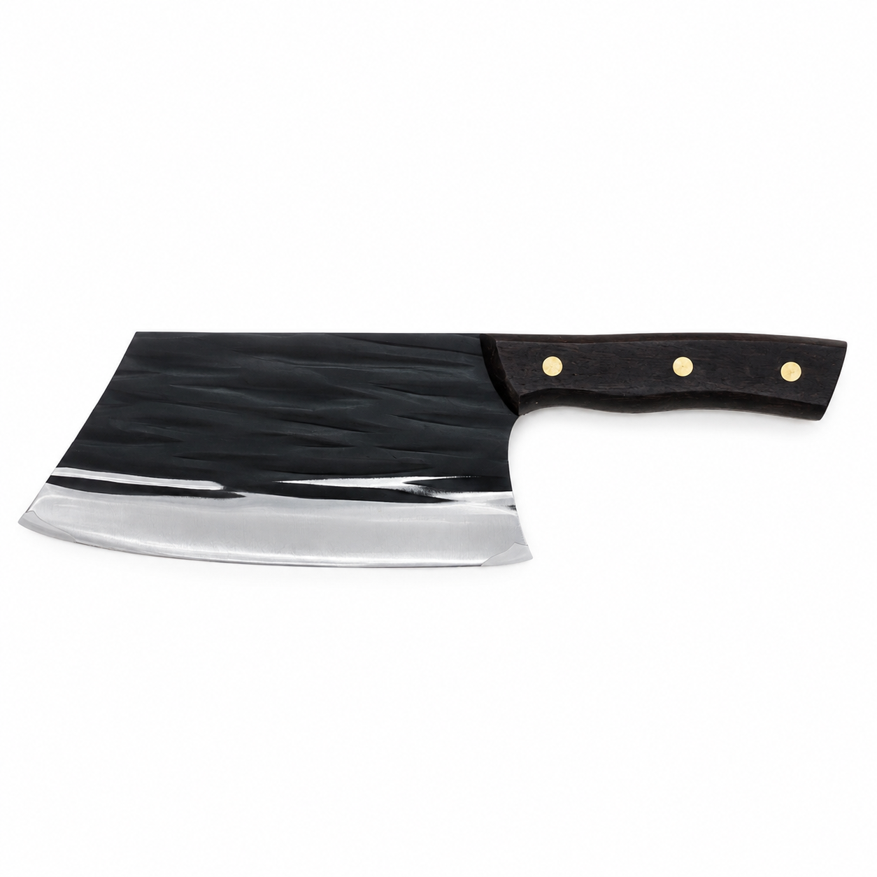 Premium Black Hammered Finish Kitchen Cleaver (Knife)