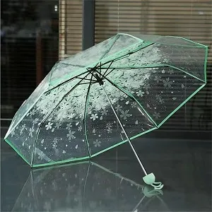 Transparent Flower Umbrella for Women