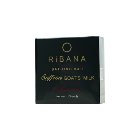 Ribana Saffron Goat's Milk Soap 110g (Bangladesh)