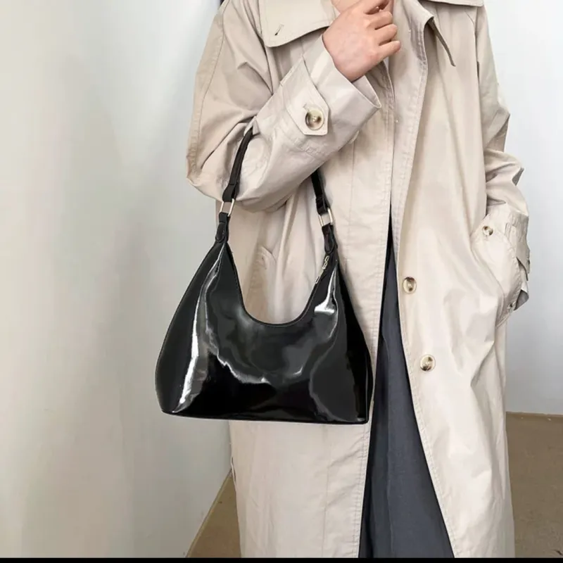 Women's Glossy Finish Bag in 3 Colour Choices