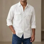 Full sleeves double pocket Shirt