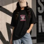 Premium Drop Shoulder T-Shirt for Women |Trendy Print Oversized Tee | Summer Friendly