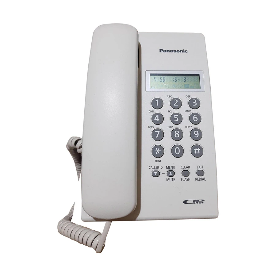 Panasonic KX-TSC60SX Corded White Phone Set