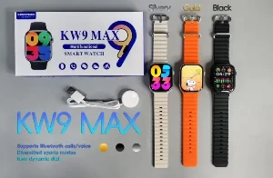 Keqiwear KW09 Max Multifunctional Series 9 Smartwatch – Silver Color