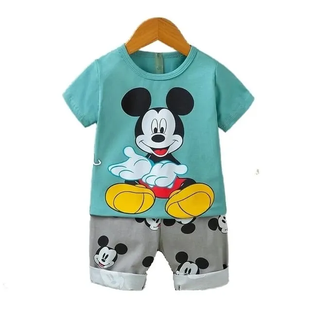 Baby Pure Cotton T-Shirt and Pant Combo Set, 6M to 18-24M