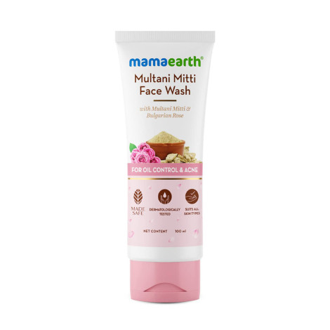 Mamaearth Multani Mitti Face Wash 100ml (India)