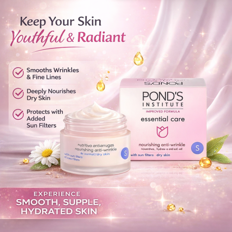Pond's Essential Care Nourishing Anti-Wrinkle Cream 50ml (Spain)