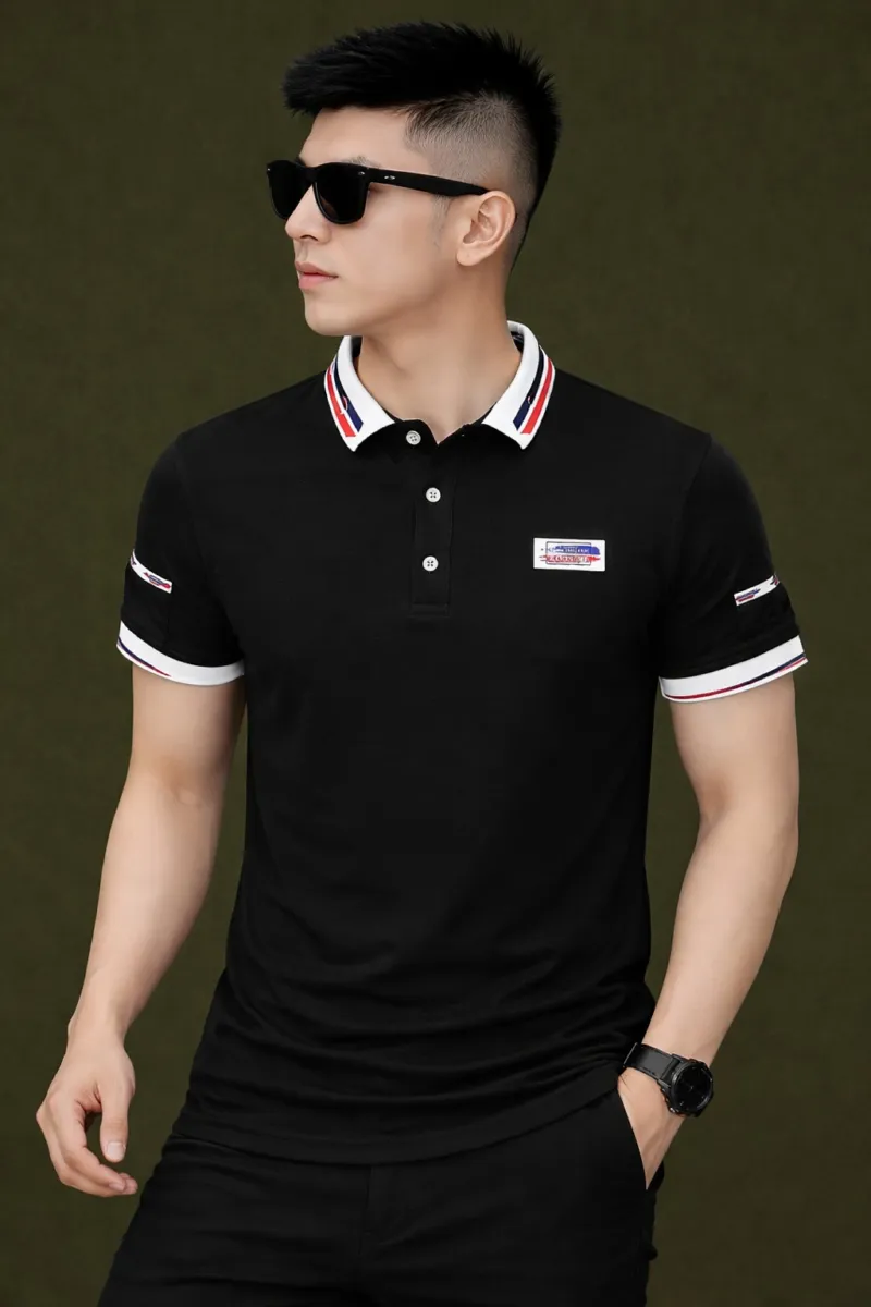 Men's Pure Cotton Polo Shirt, 6 Colours, Sizes M to XXL