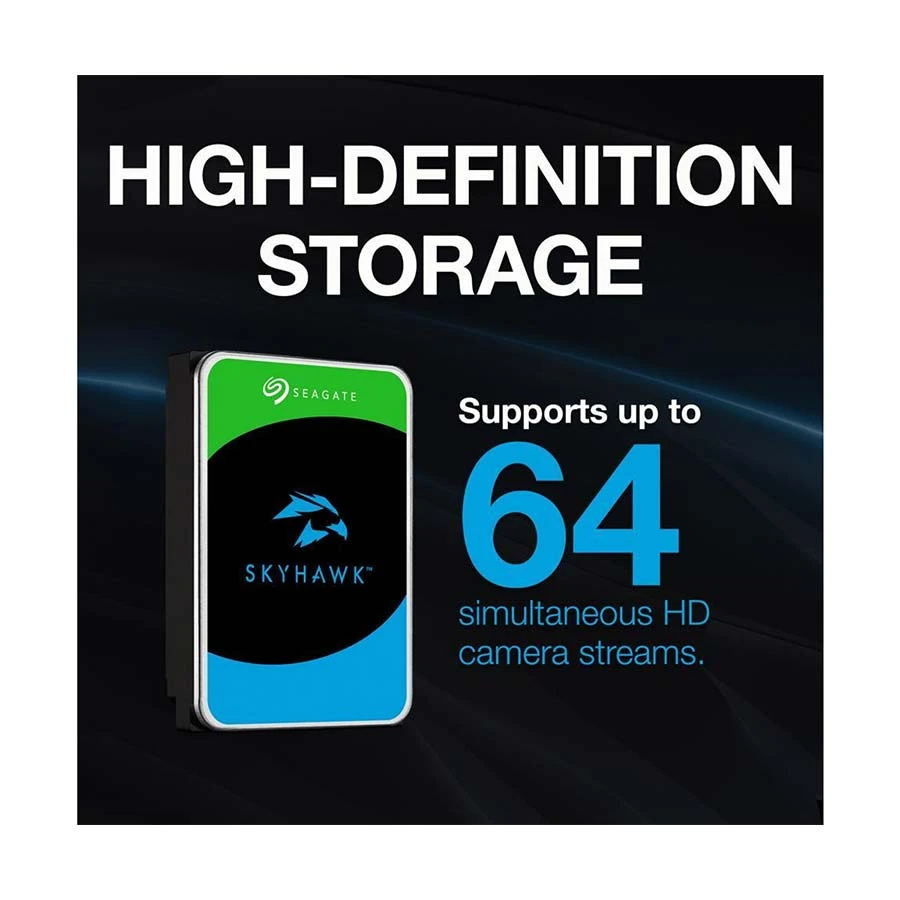 Seagate SkyHawk 6TB 3.5 Inch SATA 5400RPM Surveillance Internal HDD
