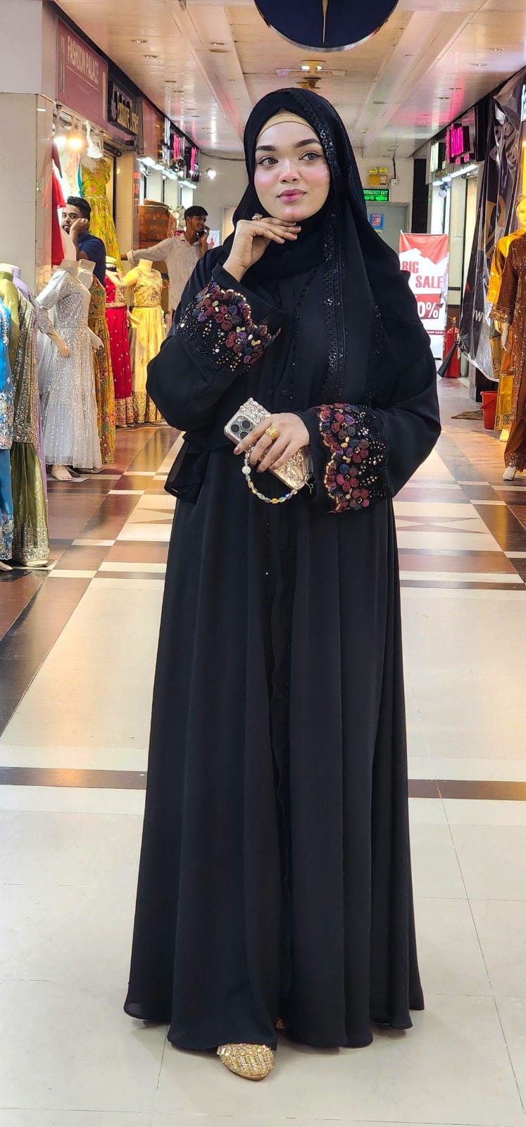 Rose Abaya