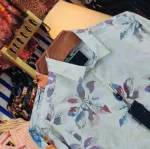 Men's Floral Print Full Sleeve Shirt, Dobby Spandex, Slim Fit