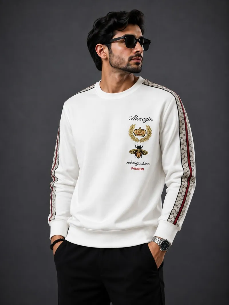 Men's Cotton Full Sleeve T-Shirt, 180-200 GSM, Sizes L and XL