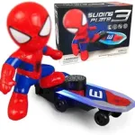 Spiderman Stunt toys for kids. Sliding Plate