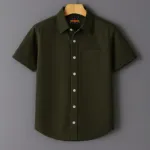 kaizar cotton Half sleeves Shirt For Men's