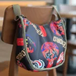 Messenger Shoulder Tide Bag ( black brown color )