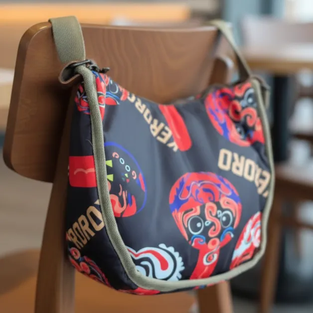 Messenger Shoulder Tide Bag ( black brown color )