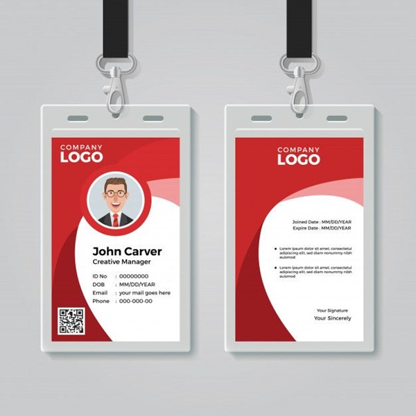 Customize ID Card UV Print (with Card, Ribbon, Cover)