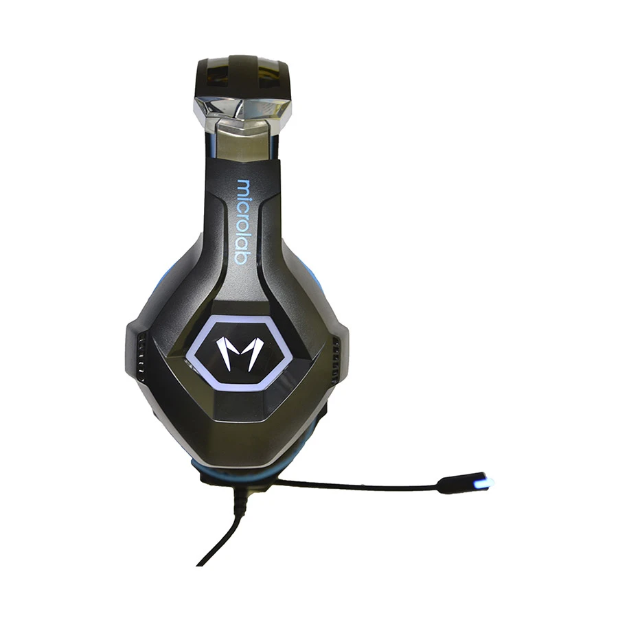 Microlab G7 Wired Black & Blue Gaming Headphone