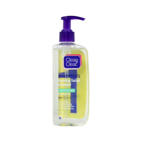 Clean & Clear Essentials Foaming Face Wash for Sensitive Skin 240ml (USA)