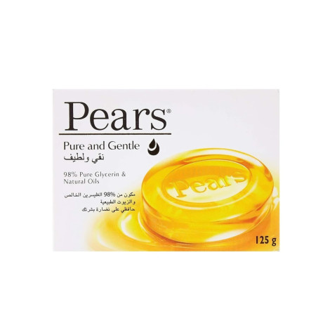 Pears Pure & Gentle 98% Pure Glycerin & Natural Oils Soap 125g (India)