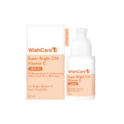 WishCare Super Bright C16 Vitamin C Serum 30ml (India)