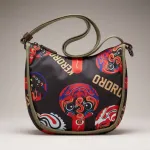 Messenger Shoulder Tide Bag ( black brown color )