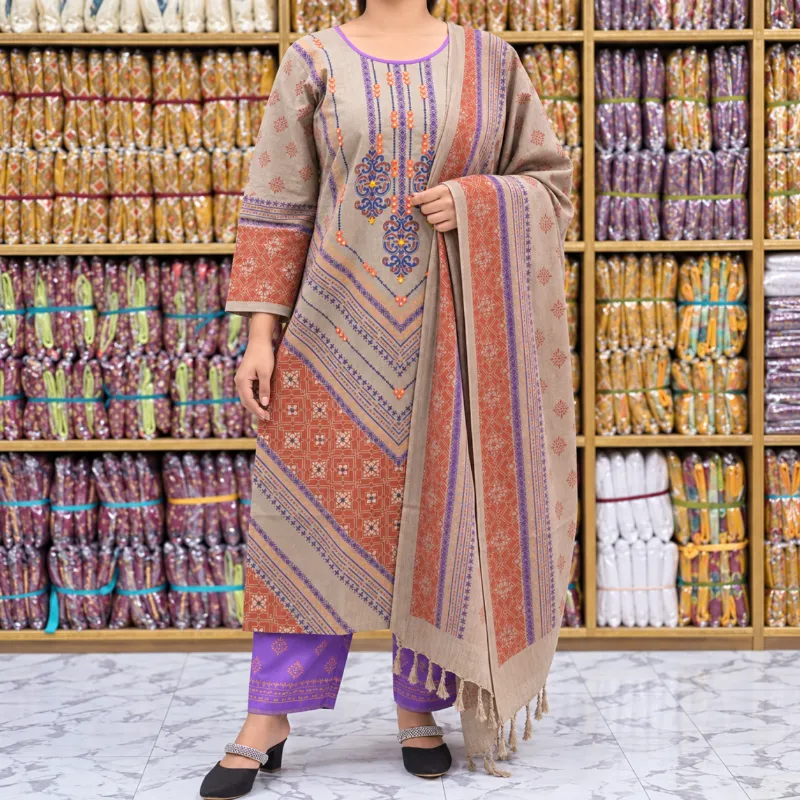 Puja Special Premium Cotton Three-Piece Collection