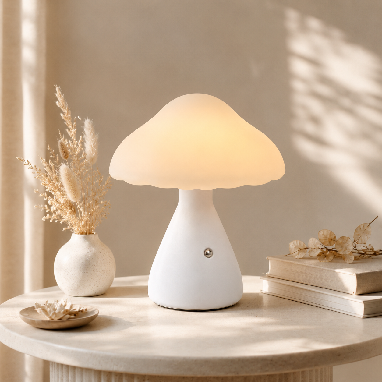 Rechargeable LED Mushroom Desk/Table Lamp।