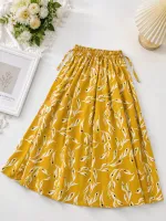 Women's Linen Skirt, Free Waist 28 to 44, 40 Inch Length