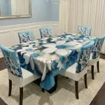 China Premium 3D Print Table Cloth Set