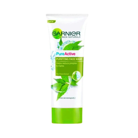 Garnier Pure Active Neem Purifying Face Wash 100g (India)