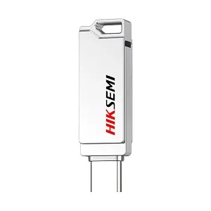 Hiksemi Sync HS-USB-E327C 128GB USB 3.2 & Type-C Silver Pen Drive