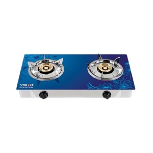 VISION LPG Double Glass Gas Stove Sky 3D